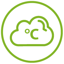 Cloud Monitoring | Cloud Icon | Monitoring Icon | Temperature Monitoring