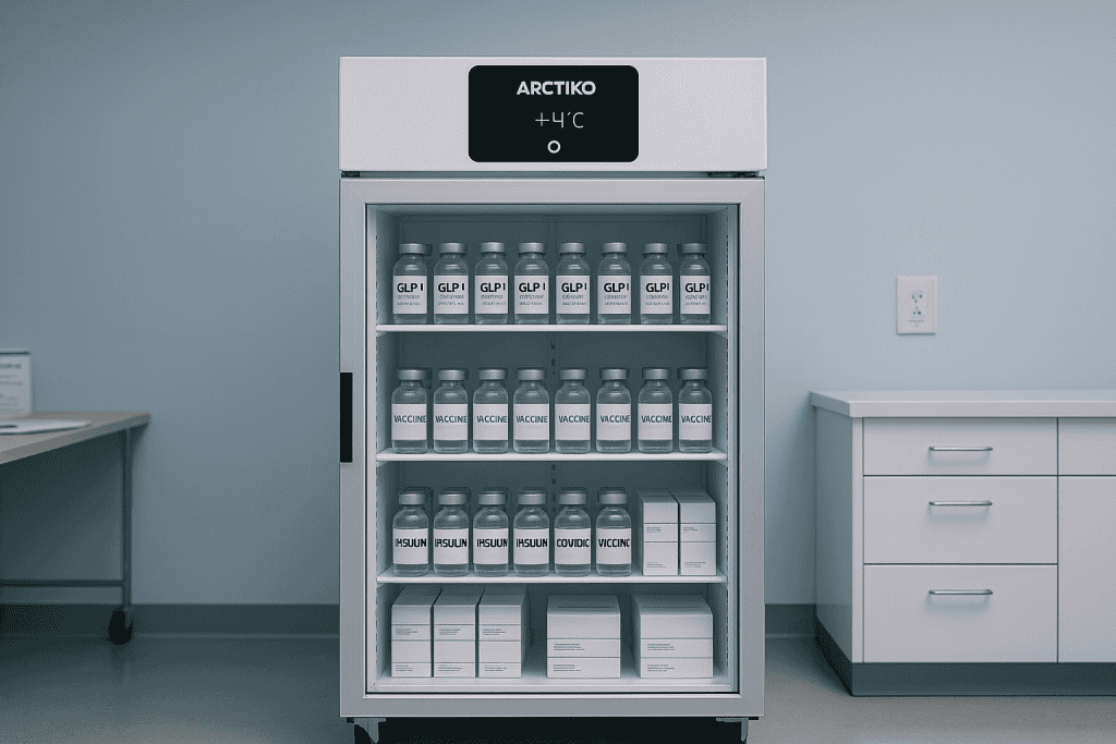Arctiko mini fridge with GLP-1 STORAGE GLP-1 Storage| GLP-1 Cold storage | Ozempic | Storage Solutions | Arctiko +2-+8 Fridges