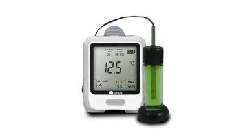 EasyLog | EL-USB-VACX | Vaccine Temperature Data Logger | USB | Front | Glycol Bottle