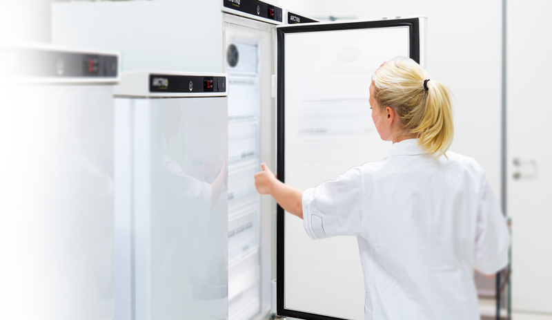 Cold Storage | Medical Grade Fridges | Nurse Opening Fridge