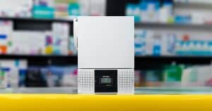 ULUF P50 MV -80°C Freezer in a pharmacy room 