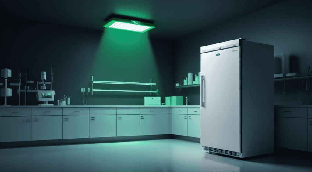 power outage in laboratory